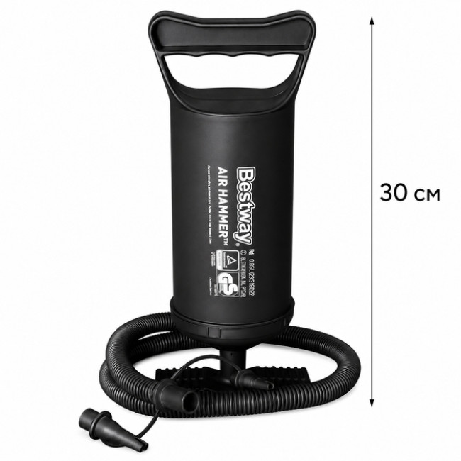 Ручний насос Bestway 62002 700 см? для басейнів і надувних виробів