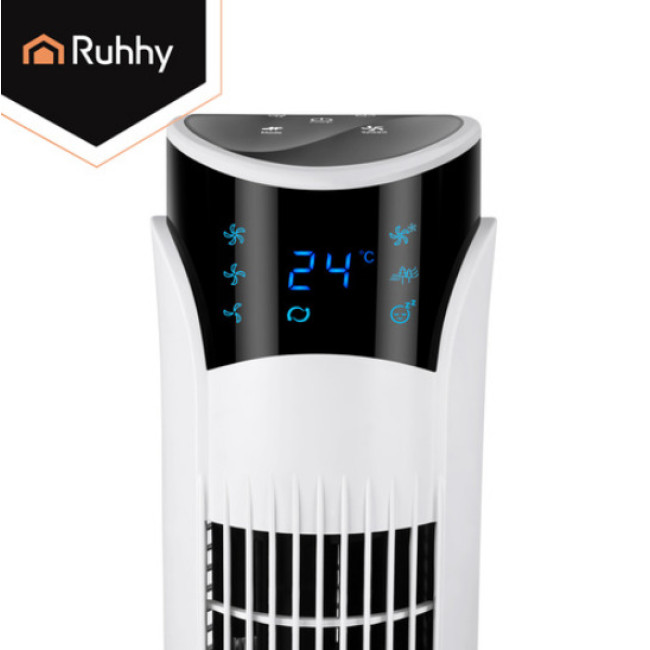 Колонный вентилятор с дисплеем и пультом управления Ruhhy 27833 LED белый