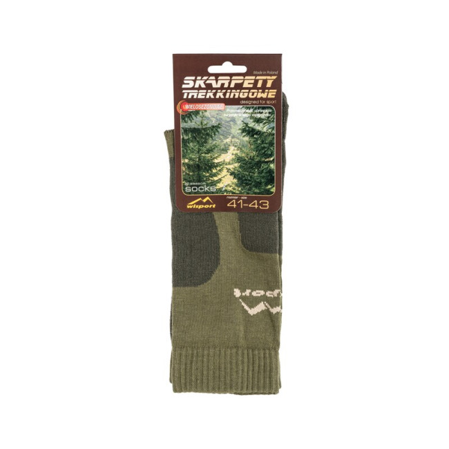 Шкарпетки Wisport Trekking - Olive/Brown літні