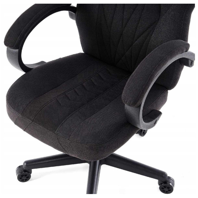 Геймерське крісло Sense7 Prism black тканина -комфорт та стиль для тривалих ігор