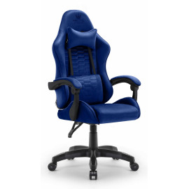 Геймерське крісло тканинне Hell's Chair HC-1000 Dark Blue