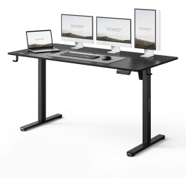 Игровой стол SENSE7 Nojo LIGHT 140 см x 70 см (черный)