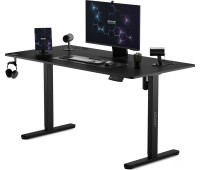 Геймерський стіл SENSE7 Nojo Black 140x70 см ідеальний стіл для комфортного ігрового процесу