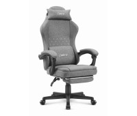 Ігрове крісло CABRO C503 FABRIC Сірий елегантний дизайн та комфорт для геймерів