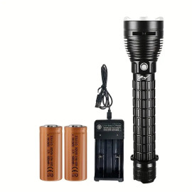 Ліхтарик LED XHP70 для дайвінгу, акумулятора 26650