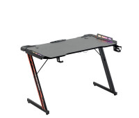 Геймерський стіл RGB ATOS Carbon 120 x 60-Стиль та функціональність для вашого ігрового простору