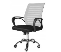 Офісне Крісло LUGANO ARNO white-black Стиль та комфорт