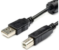 Кабель до Принтера ATCOM USB 2.0 AM/BM 1.5м чорний