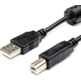 Кабель до Принтера ATCOM USB 2.0 AM/BM 1.5м чорний