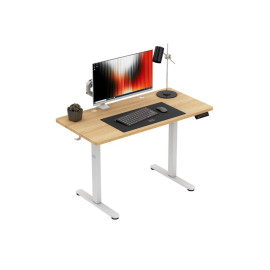 Електричний стіл Markadler Leader 6.9 120 x 60 x 118 см, білий+дуб(Craft)