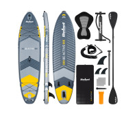 SUP дошка 350см Rebel ACTIVE RBA-4507-G з аксесуарами сапборд 170 кг 335 x 84 x 15 см Grey