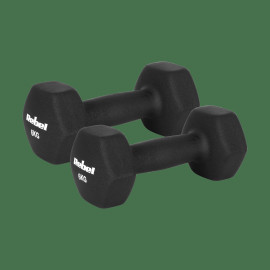 Гантелі HEX Rebel RBA-2330-6 ACTIVE 2x6 кг з неопреновим покриттям, чавунні