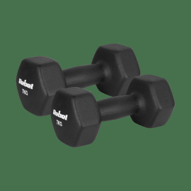 Гантелі HEX Rebel RBA-2330-7 ACTIVE 2x7 кг з неопреновим покриттям, чавунні