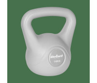 Гіря бітумінозна Rebel Active RBA-2322G-14 14 кг сірого кольору для силових тренувань