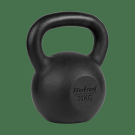 Чавунна гиря Rebel ACTIVE 30 кг RBA-2323-30 з ергономічною ручкою та плоским дном
