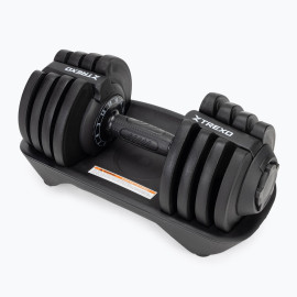 Регульована гантель XTREXO TXO-B4W003 18 кг чорна