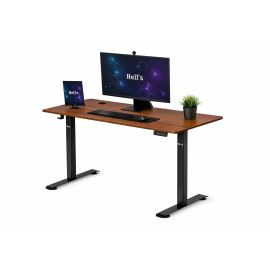 Стіл Hell's Chair Canyon Walnut з електричним регулюванням горіховий 140x70 см