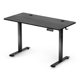 Стіл Hell's Chair з електричним регулюванням, Black Carbon 120x60 см