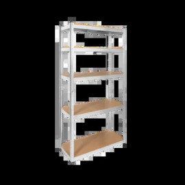 Металевий стелаж 2в1 Rebel 180x90x40 см на 5 полиць 750 кг