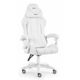 Геймерське крісло Hell's Chair HC-1014 White Black