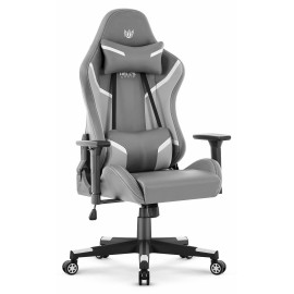 Геймерське крісло Hell's Chair HC-2002 Grey White