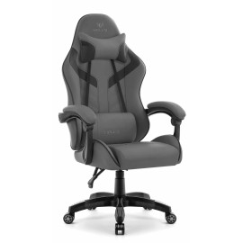 Геймерське крісло Hell's Chair HC-1007 Grey Black