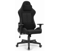 Геймерське крісло Hell's Chair HC-1006 Black тканина