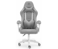 Геймерське крісло Hell's Chair Rainbow 2.0 Grey тканина JX-1002/n