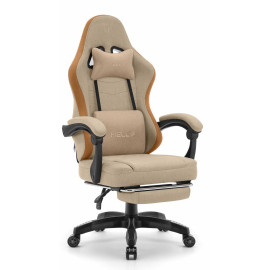 Геймерське крісло Hell's Chair HC-1015 Beige тканина