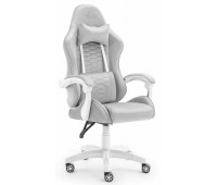 Геймерське крісло тканинне Hell's ChairHC-1000 Grey White
