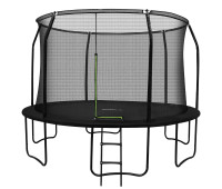 Батут Trizand 366 см з сіткою, драбинкою, 150 кг