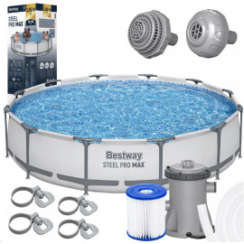 Каркасний басейн Bestway 56416 366 x 76 см + фільтр-насос