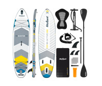 SUP дошка 350см Rebel ACTIVE RBA-4507-OR з аксесуарами сапборд 170 кг 335 x 84 х 15 см White