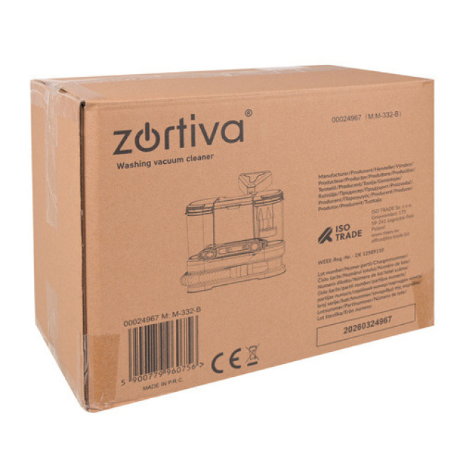Миючий пилосос Zortiva VacTrim 24967 - 800 Вт, 17000 Па, для меблів і килимів