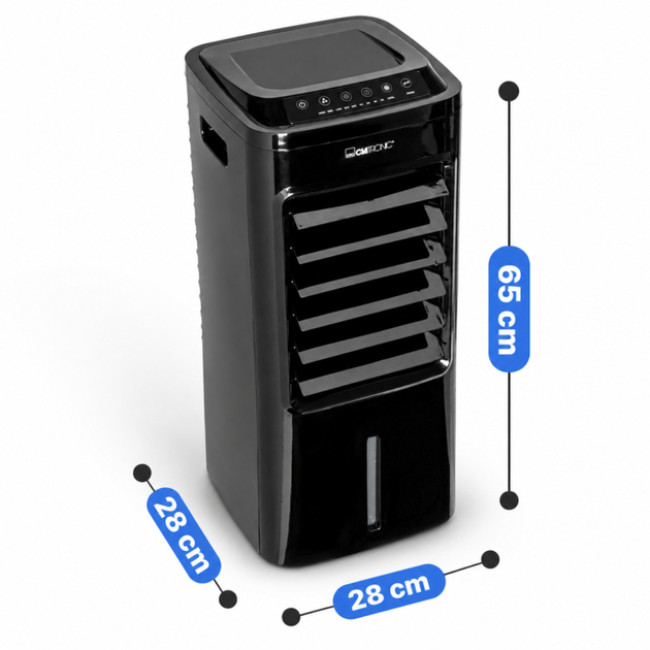 Охолоджувач повітря Clatronic LK 3843 3в1, 60 Вт, бак 4,8 л, чорний
