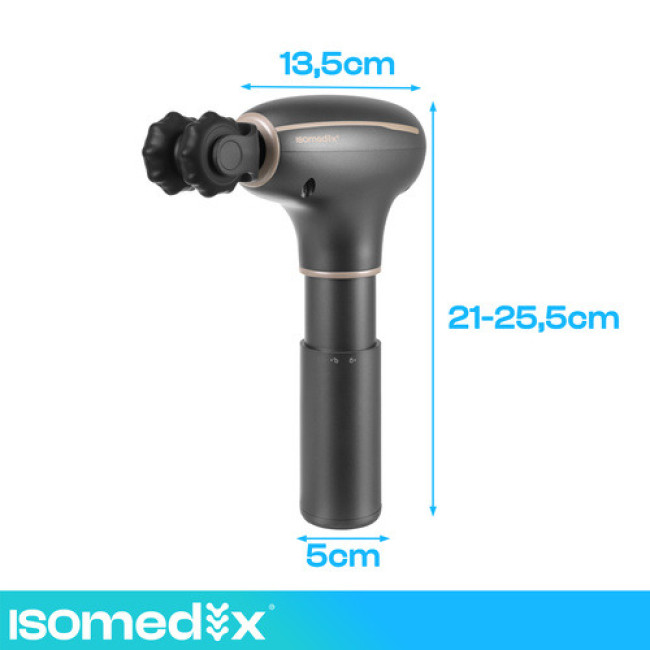 Масажний пістолет для тіла, ніг, спини, Pro Ultra Vibration Isomedix 27308/n