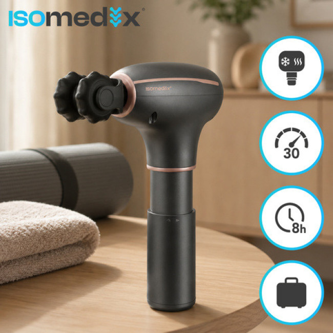 Масажний пістолет для тіла, ніг, спини, Pro Ultra Vibration Isomedix 27308/n