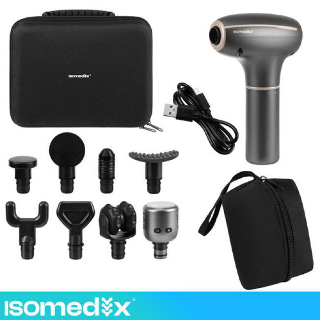Масажний пістолет для тіла, ніг, спини, Pro Ultra Vibration Isomedix 27308/n