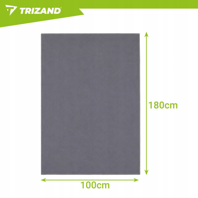 Быстросохнущее полотенце Trizand 27460 180?100 см, микрофибра, с чехлом