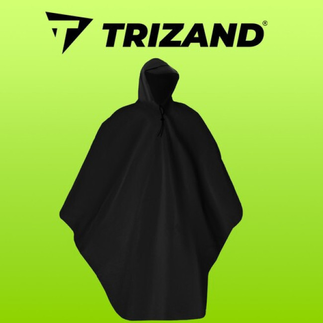 Дощовик - пончо з капюшоном Trizand 22871 чорний