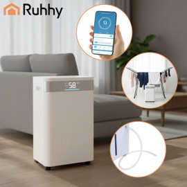 Осушувач повітря Ruhhy 26801 потужний тихий режим Wi-Fi Бак 4,3 л