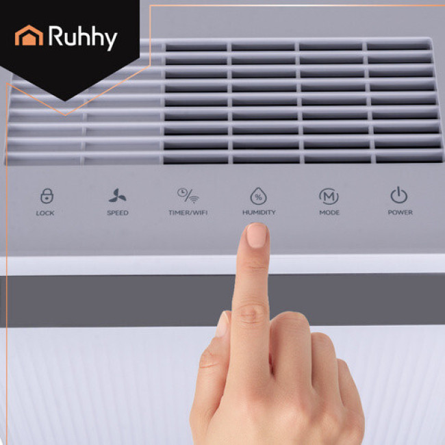 Осушувач повітря Ruhhy 26801 потужний тихий режим Wi-Fi Бак 4,3 л
