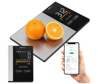 Кухонні ваги Ruhhy 24632 Bluetooth, до 5 кг, LED-дисплей, аналіз харчування