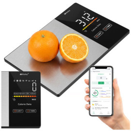 Кухонні ваги Ruhhy 24632 Bluetooth, до 5 кг, LED-дисплей, аналіз харчування
