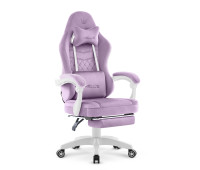 Геймерське крісло Hell's Chair HC-1015 Purple, фіолетовий велюр