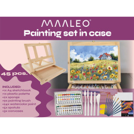 Набор для рисования в чемодане, 45 элементов Maaleo 23863
