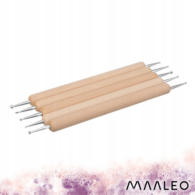 Набор для лепки Maaleo 27920 30 предметов, 1 кг глины, с чехлом