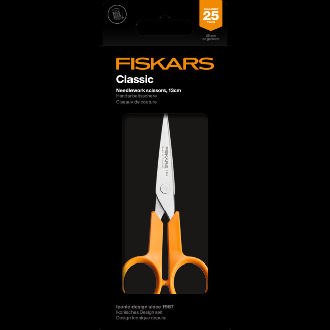 Ножиці для шиття та рукоділля Fiskars Classic Micro-Tip 13 см 1075057 (1005153/859881)