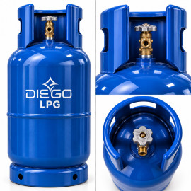 Газовий Балон LPG 27л для пропана, бутана і пропан-бутана, сталевий DIEGO