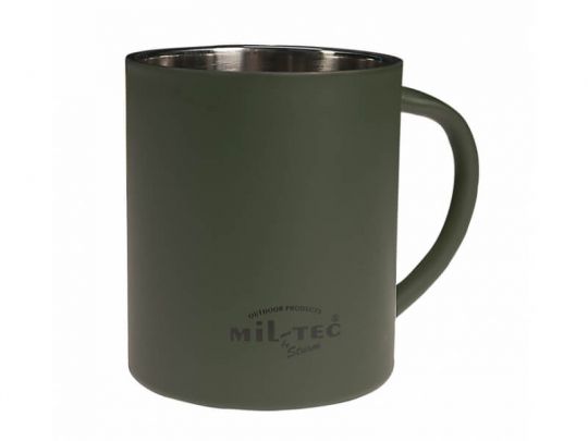 Кружка MIL-TEC с двойными стенками 450 мл Olive (14603500)